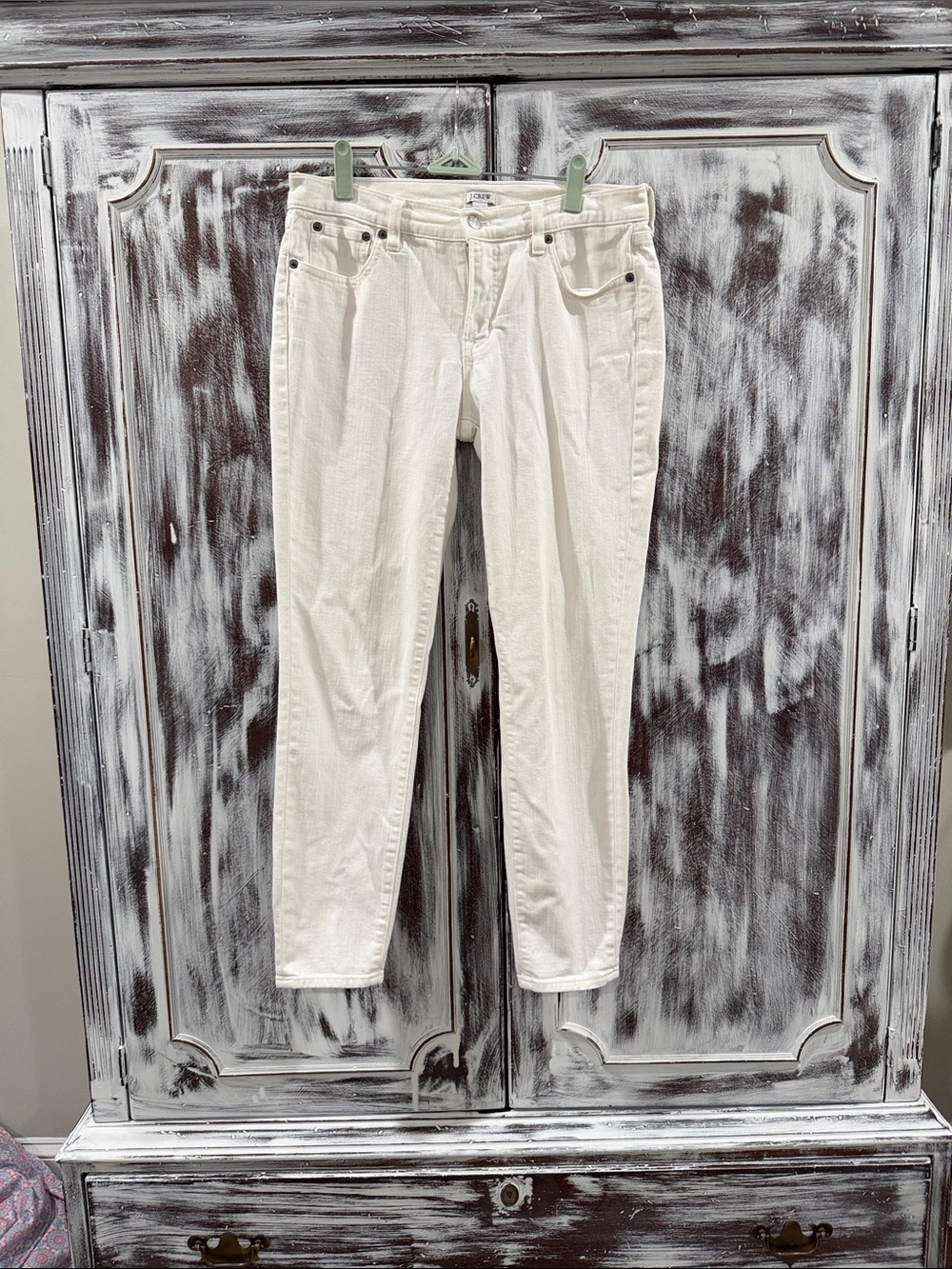 J. Crew White Cropped Women's Jeans